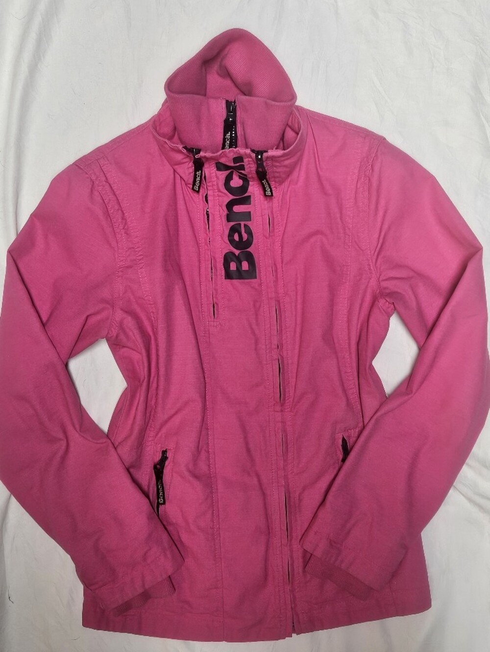 Bench Pink Full-Zip Logo Jacket